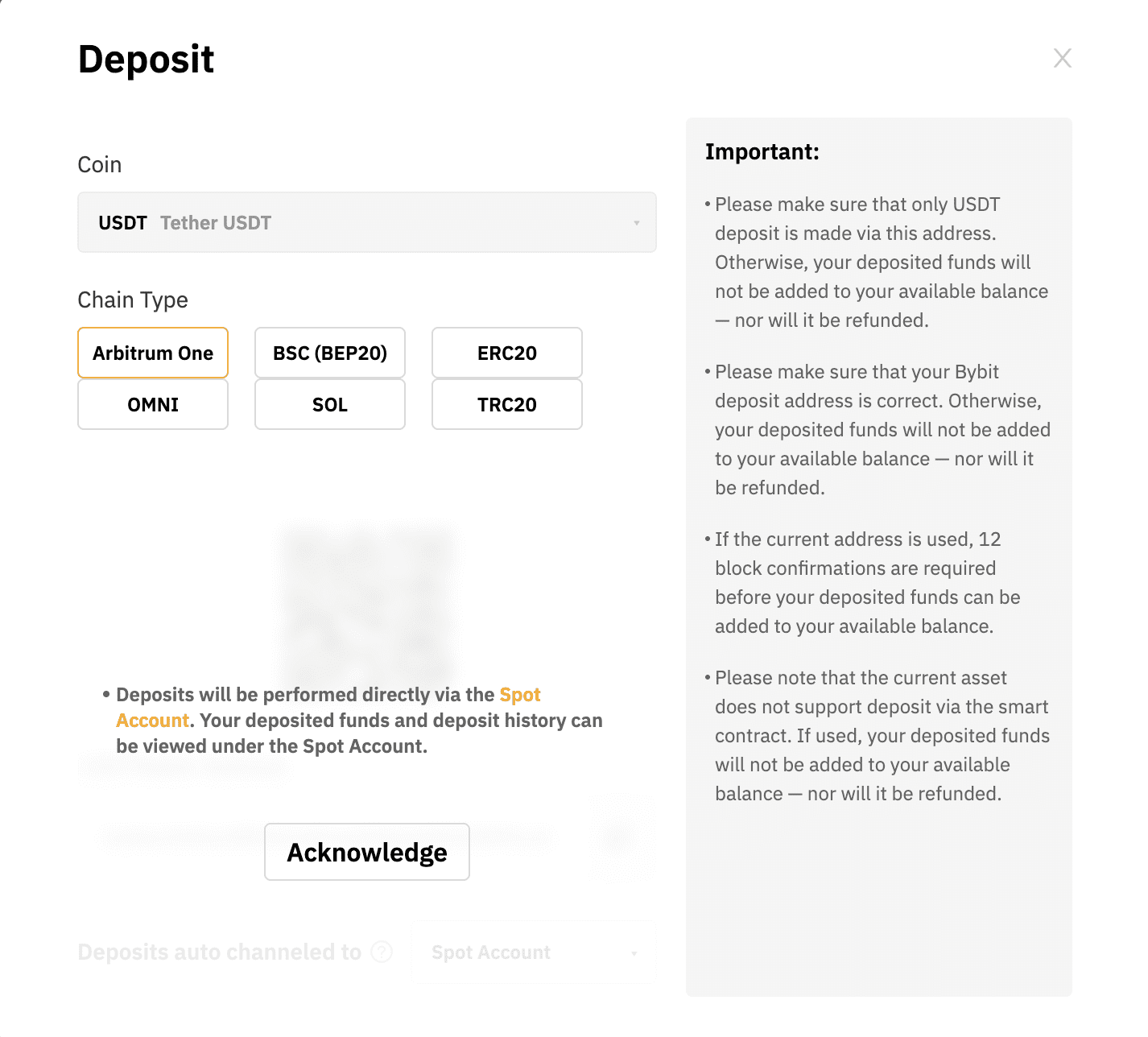 Come depositare su Bybit?