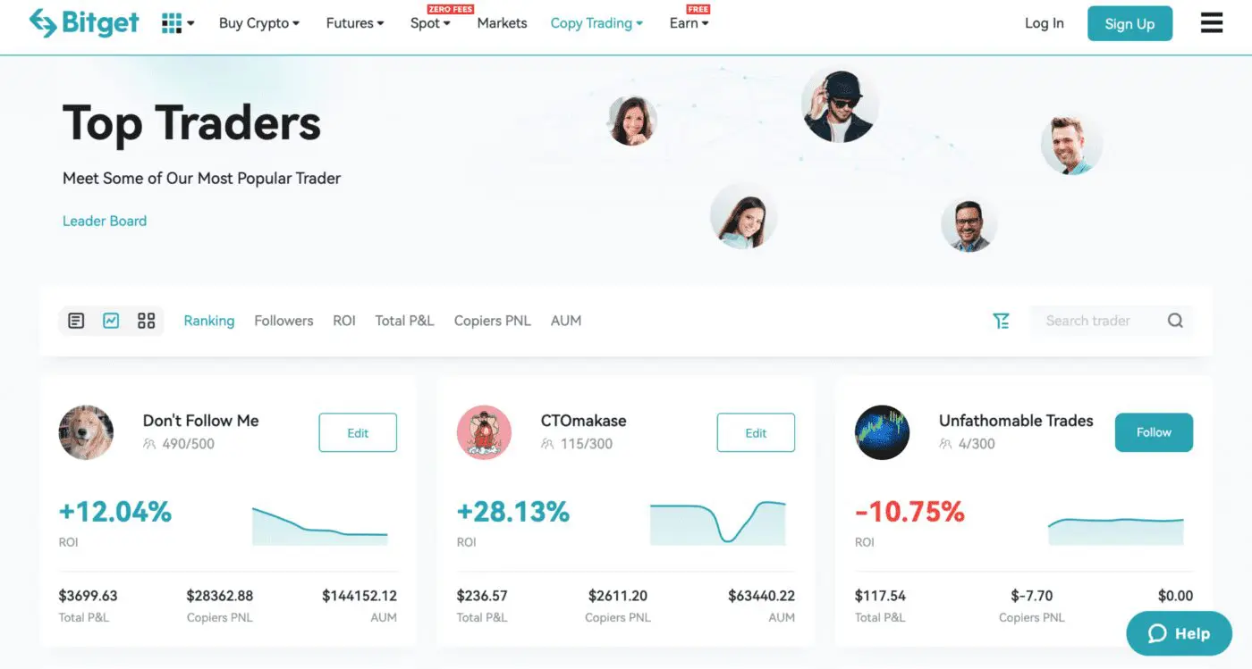 Bitget copy trading