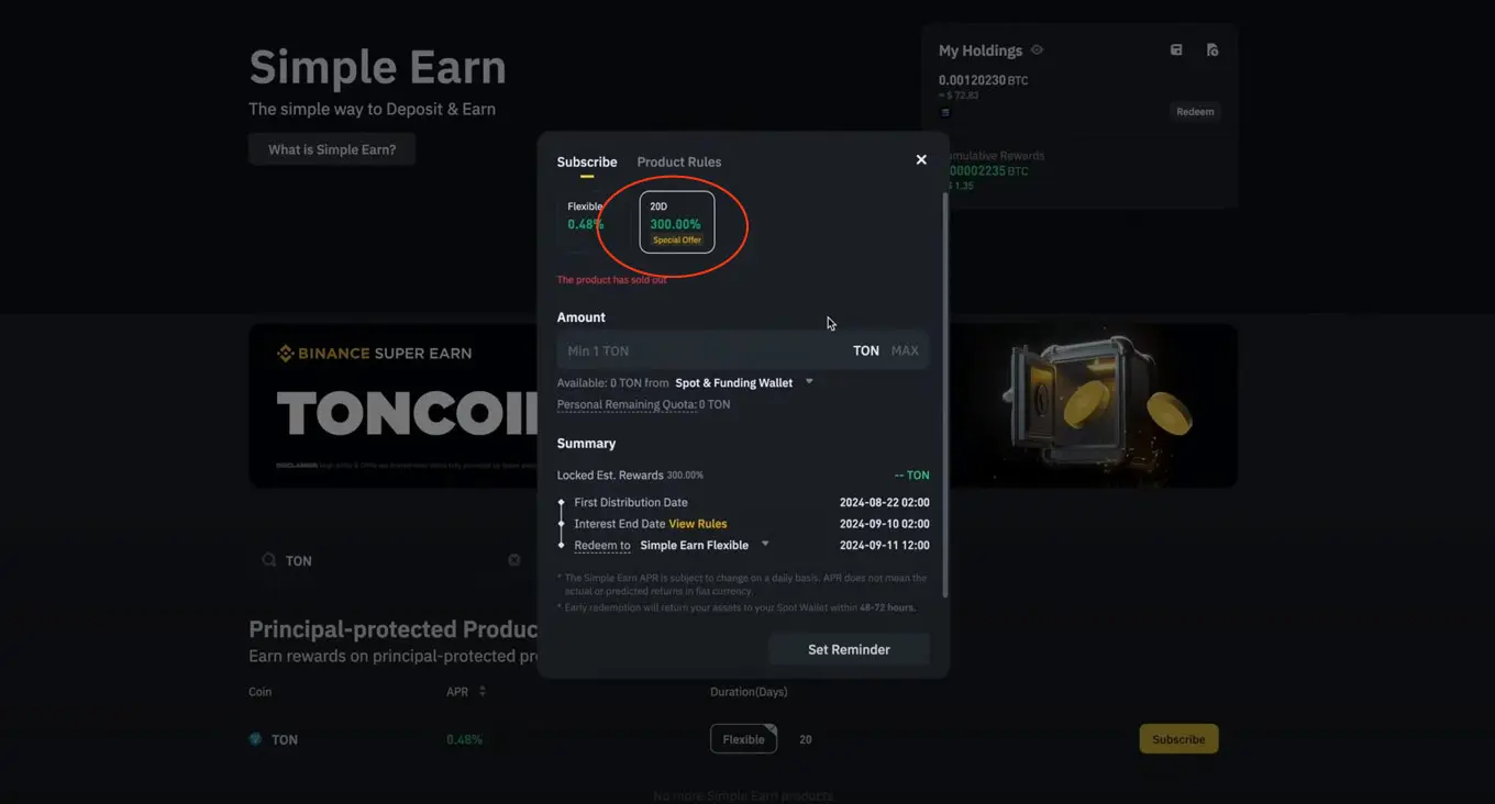Binance Super Earn