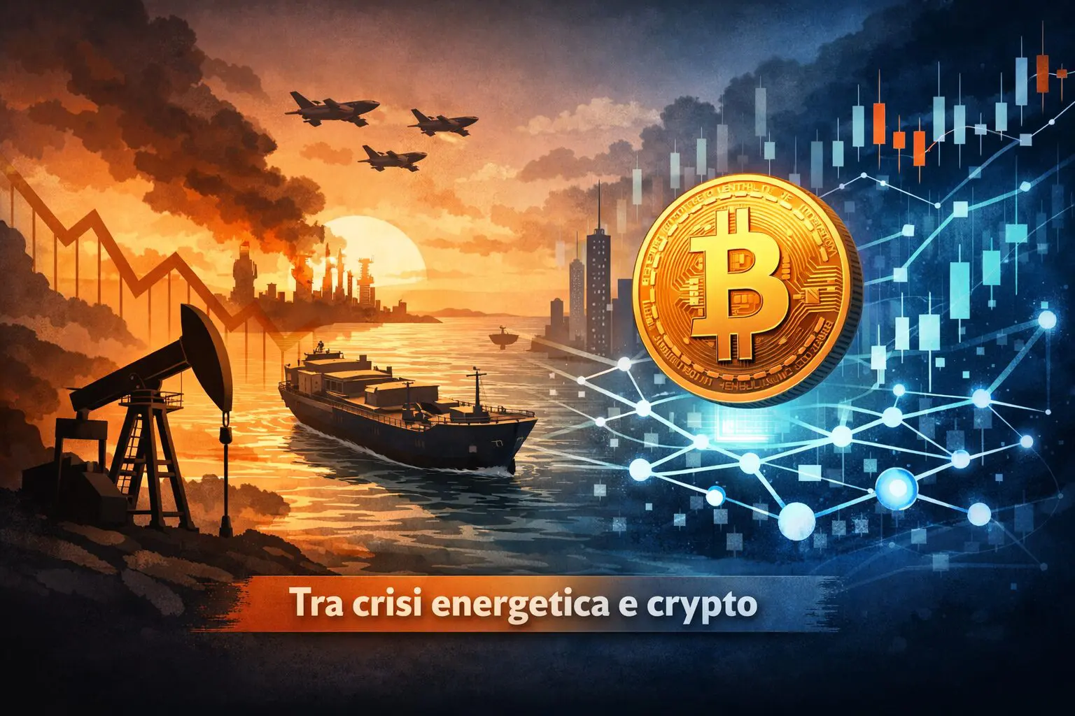 Il petrolio trema, Bitcoin osserva: che succede (davvero) ai mercati?