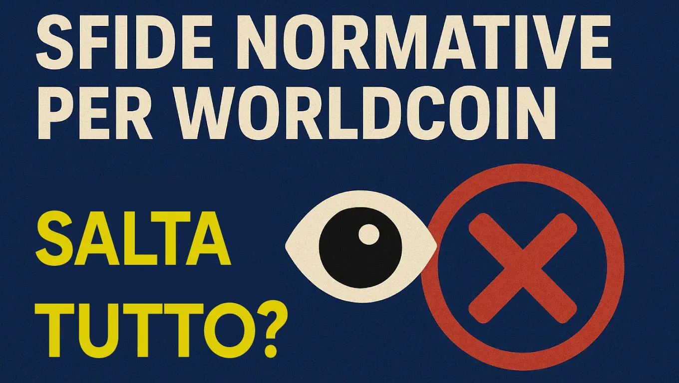 Sfide normative per Worldcoin: salta tutto?