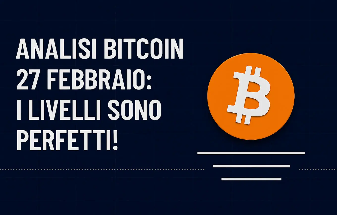 Analisi bitcoin: i livelli sono perfetti!