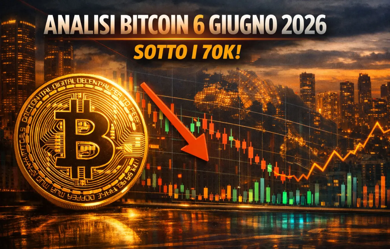 Analisi bitcoin 6 giugno 2026: zona 60k!