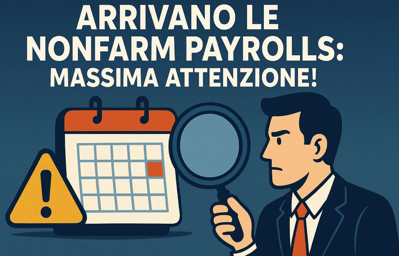 Arrivano le Nonfarm Payrolls: massima attenzione!