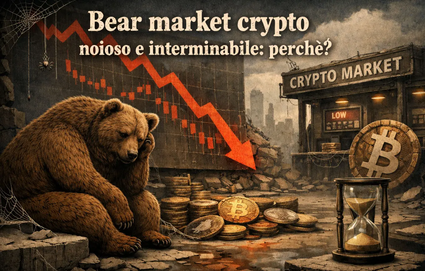 Bear market crypto noioso e interminabile: analisi