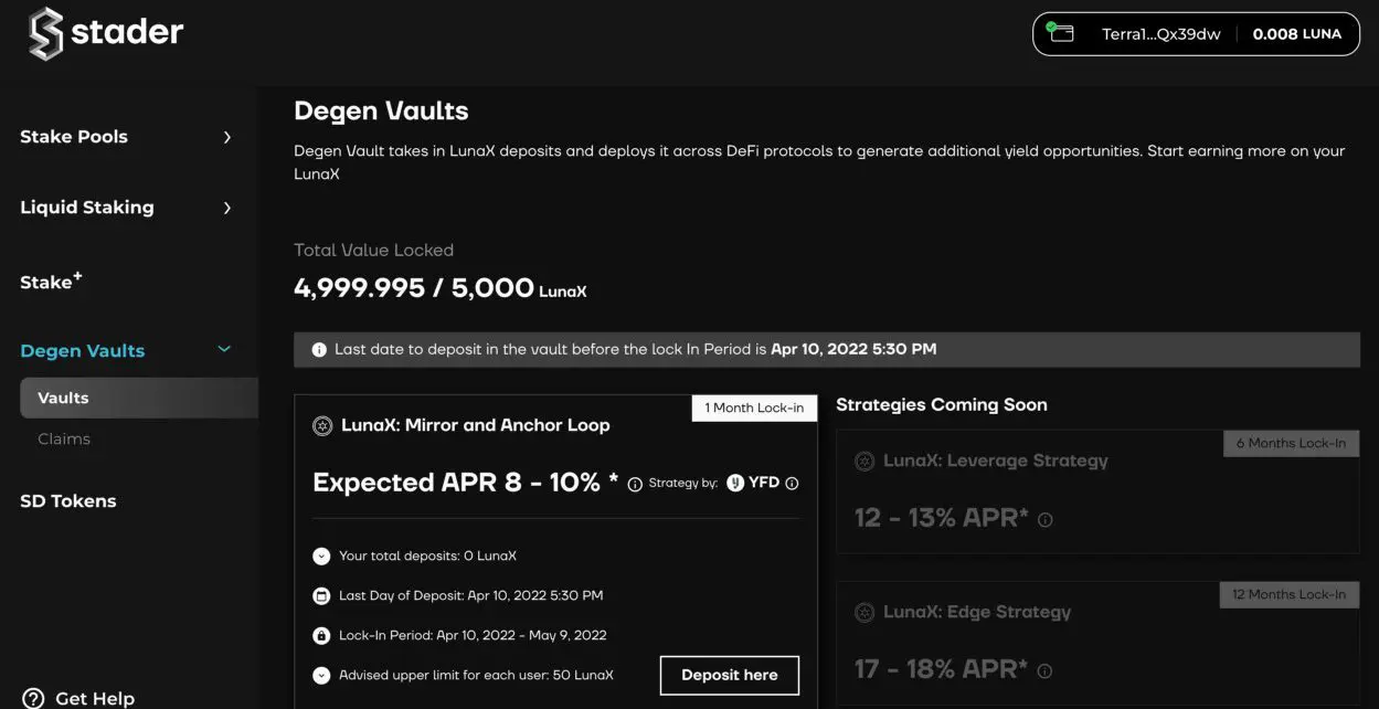 Degen Vaults