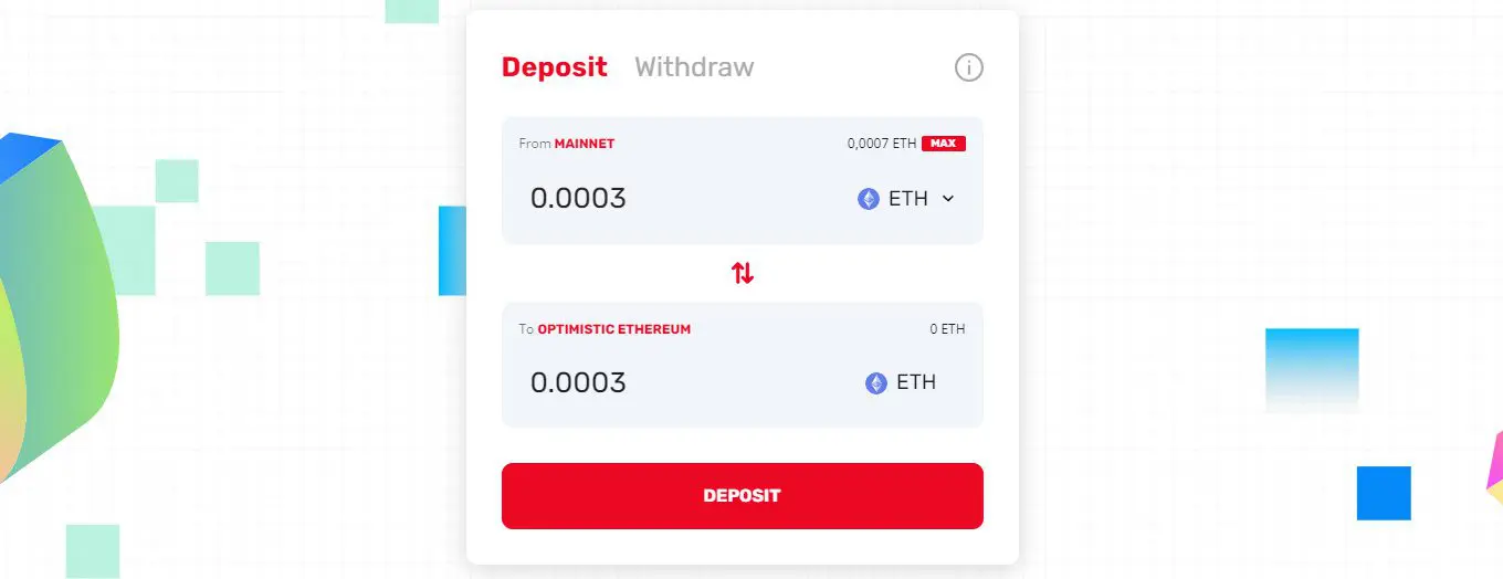Optimism gateway Ethereum