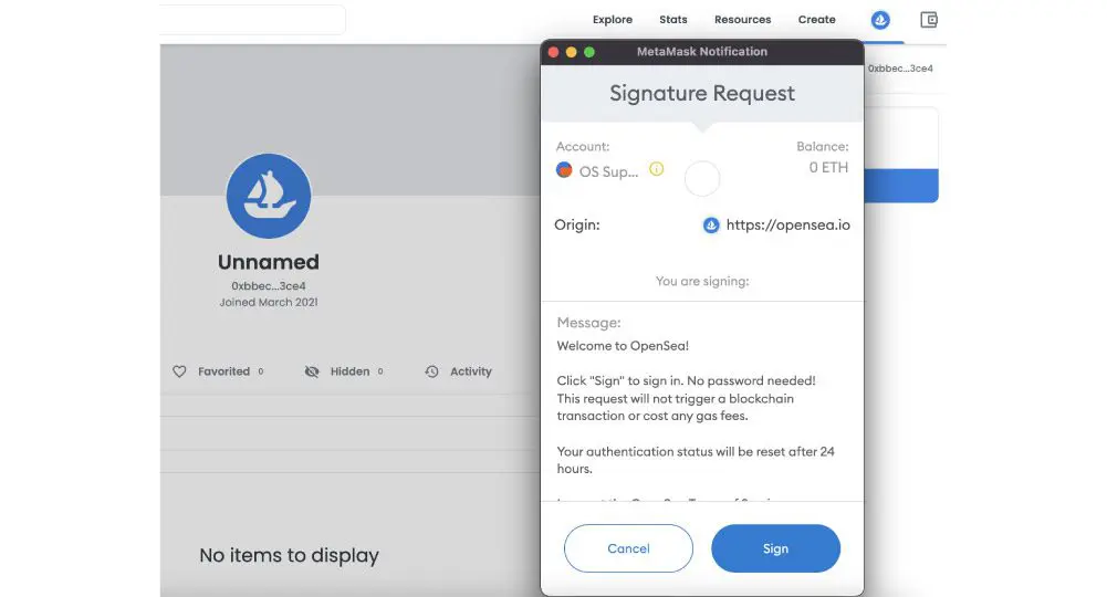 OpenSea NFT Marketplace