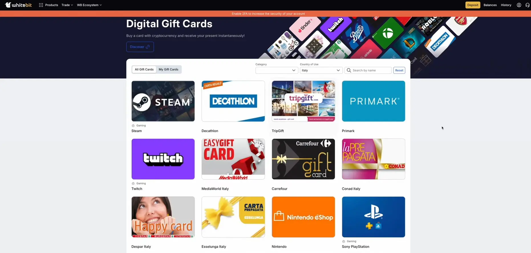 Gift Card WhiteBIT