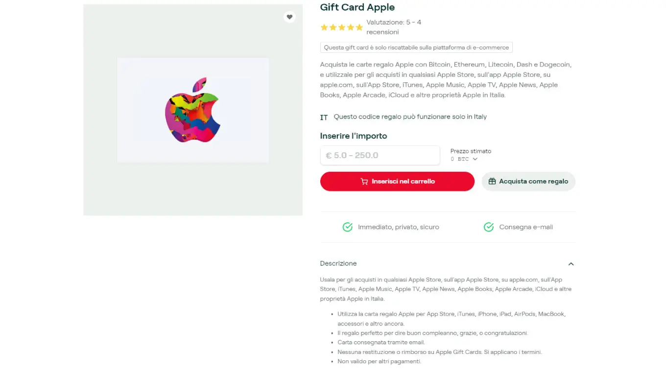 gift card Bitrefill