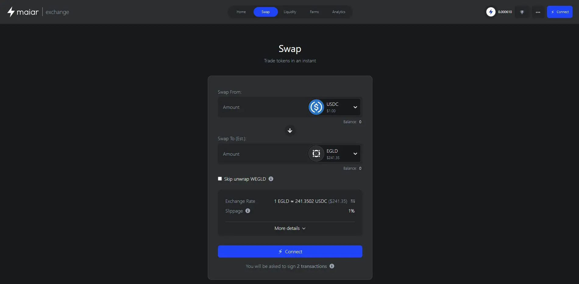 DEX, Automated Market Maker stile Uniswap