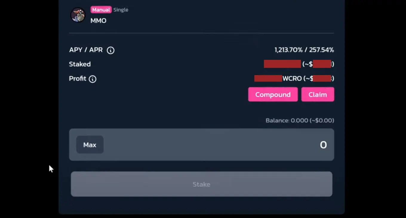 Auto compound MM Optimizer