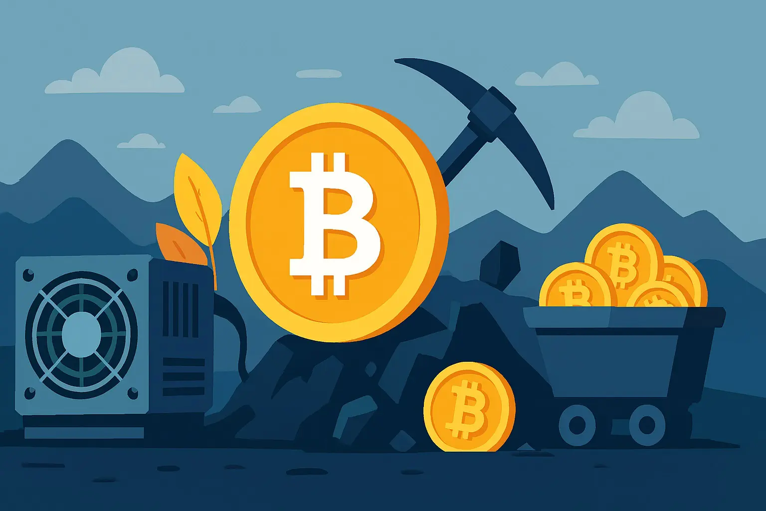 rappresentazione mining bitcoin