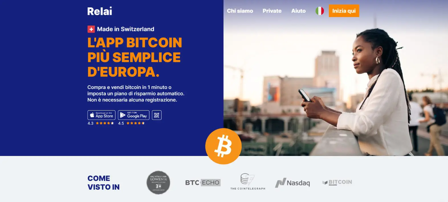 Relai app bitcoin