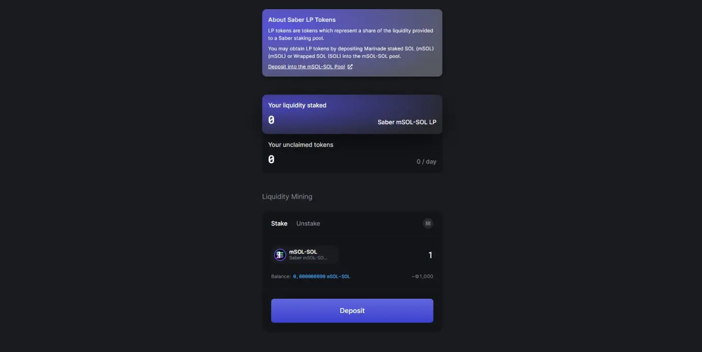 Farm di Saber: rendite interessanti su Solana
