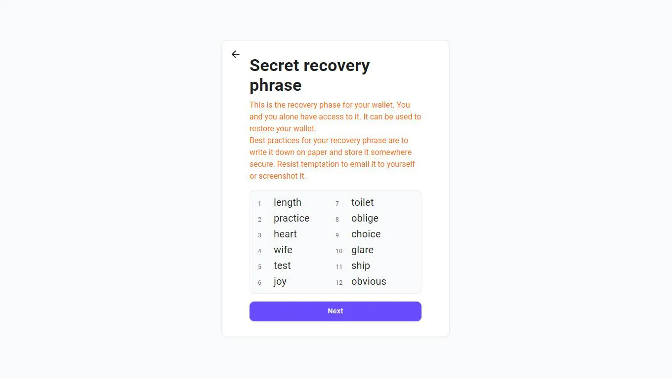 Seed Phrase Enkrypt MyEtherWallet