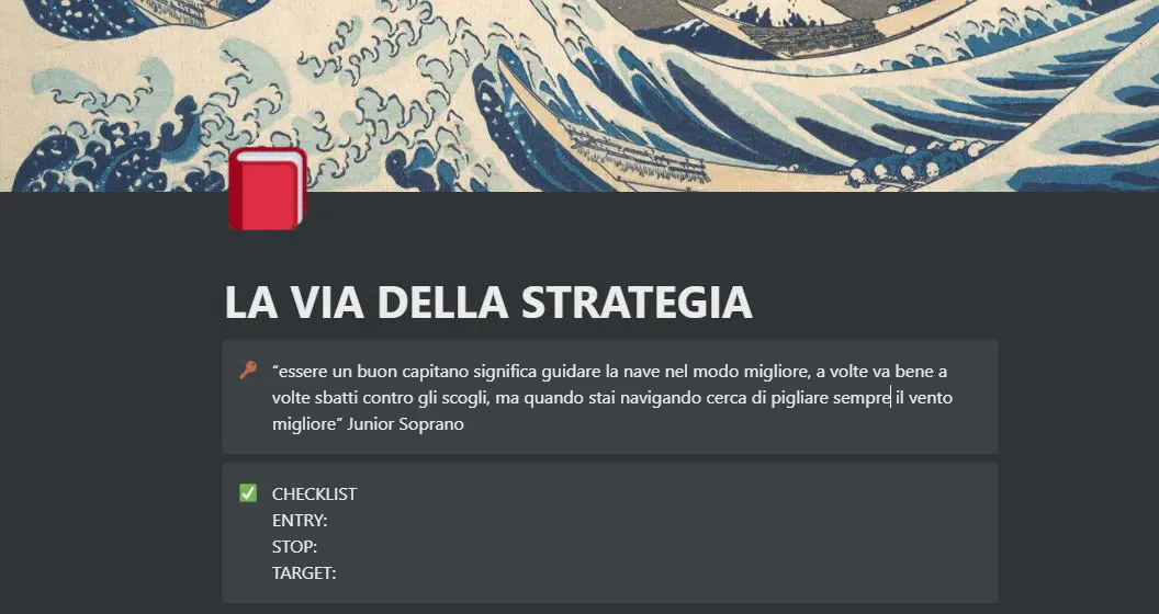 I pilastri di ogni Checklist nel trading plan