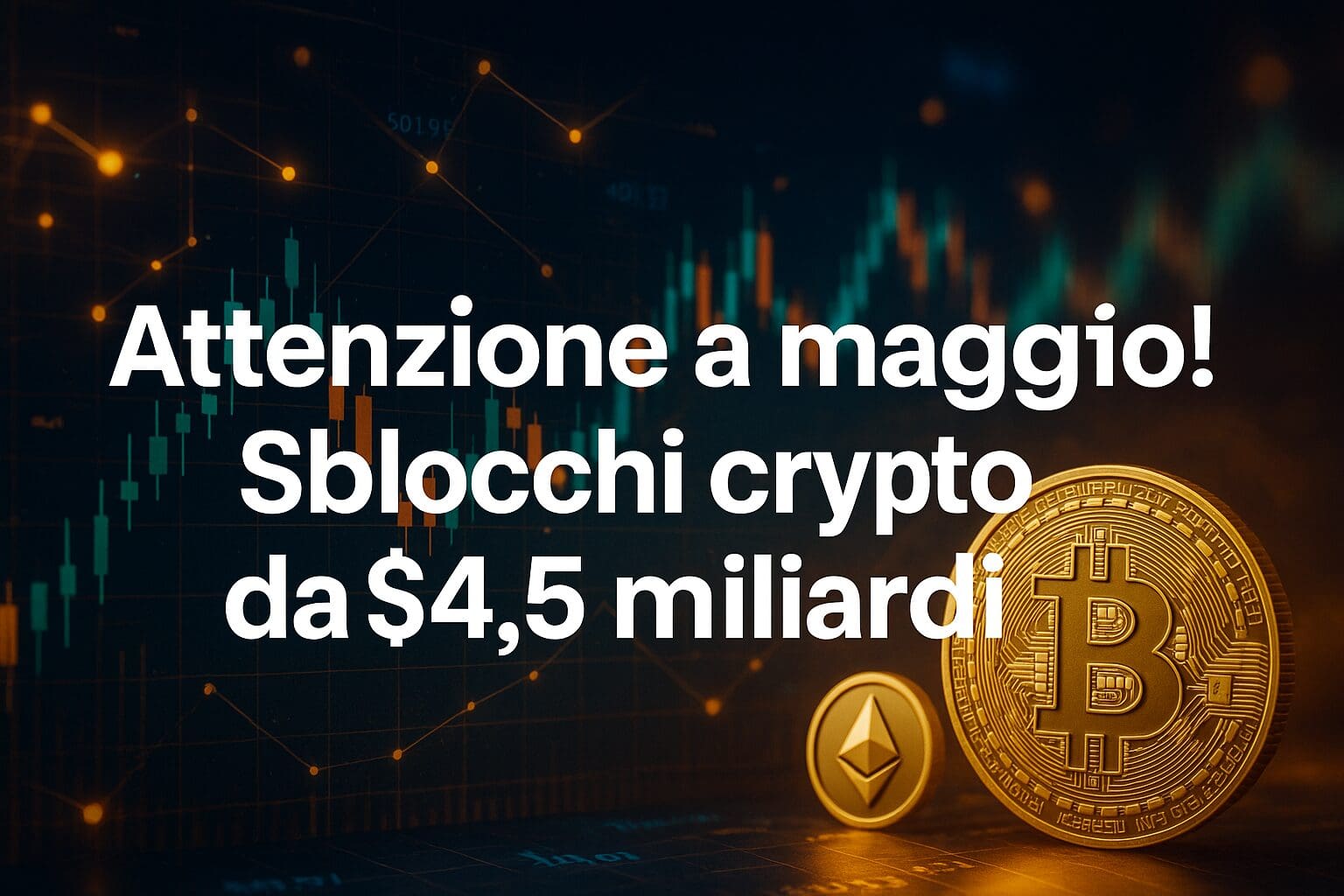 Attenzione a maggio! Sblocchi crypto da $4.5 miliardi