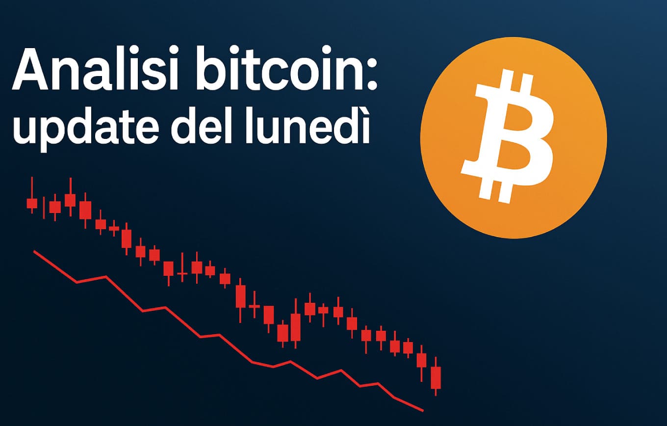 Analisi bitcoin: update del lunedì