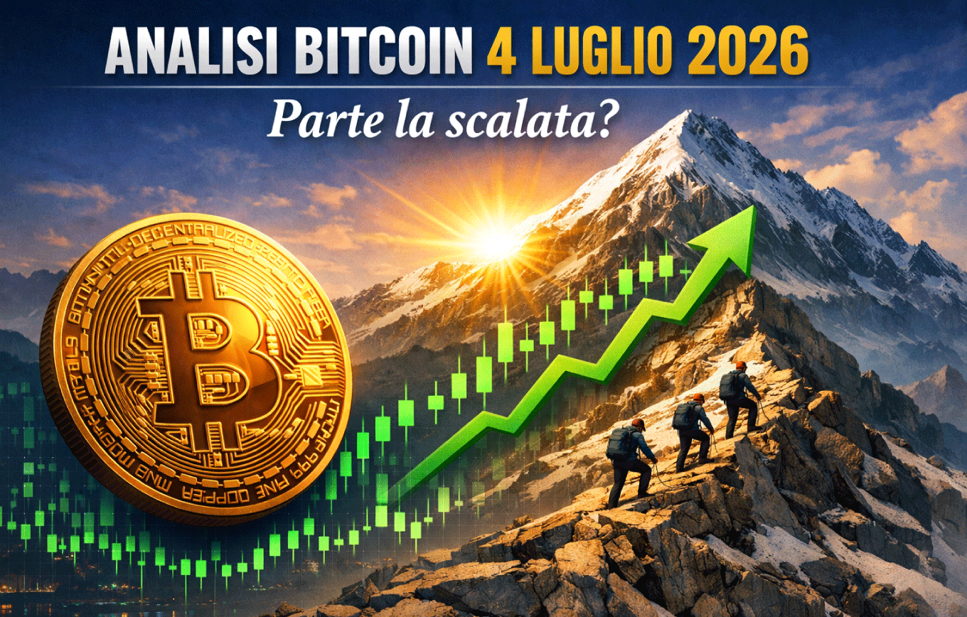 Analisi bitcoin 4 luglio 2026
