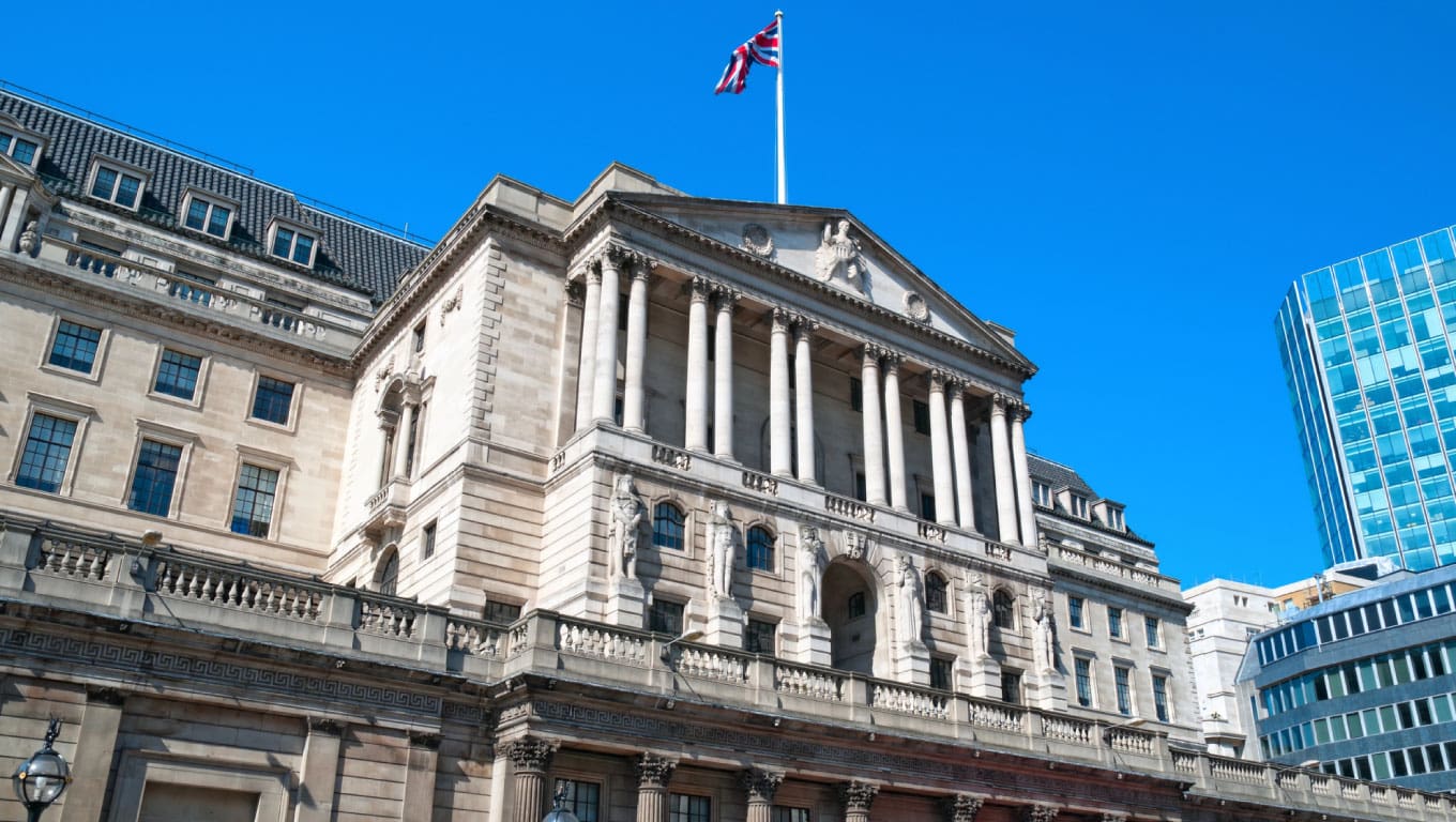 Bank of England facciata edificio