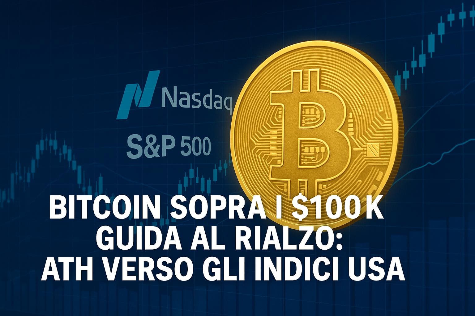 Bitcoin sopra i $100k guida al rialzo: ATH verso gli indici USA