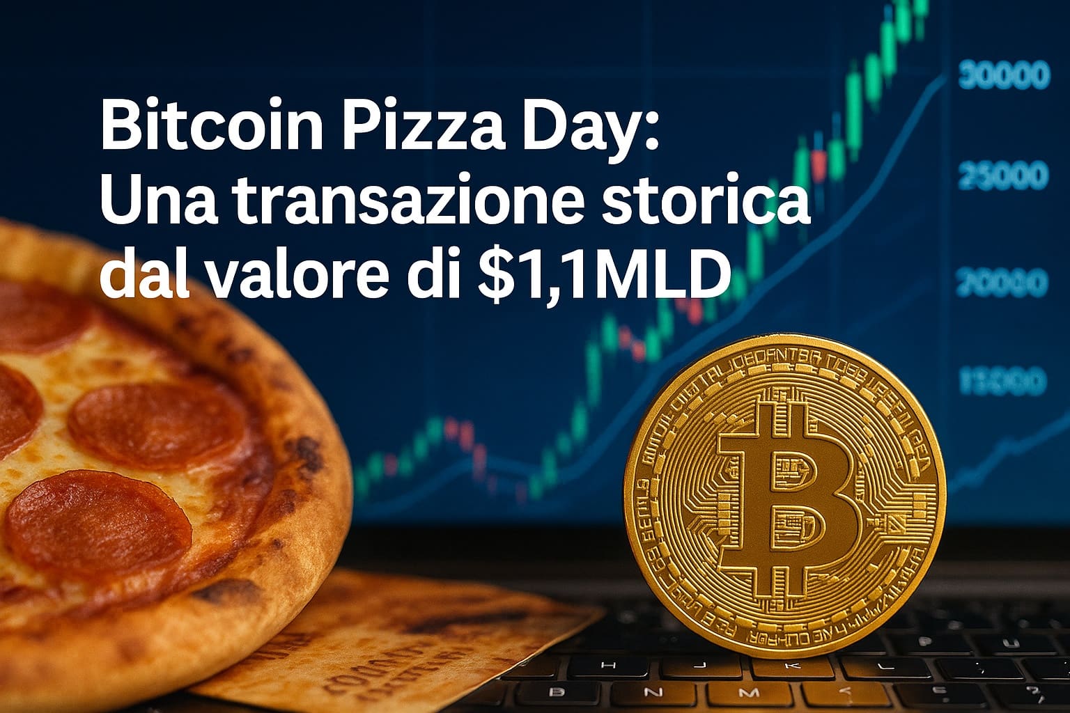 Bitcoin pizza day: Una transazione storica dal valore di $1.1MLD