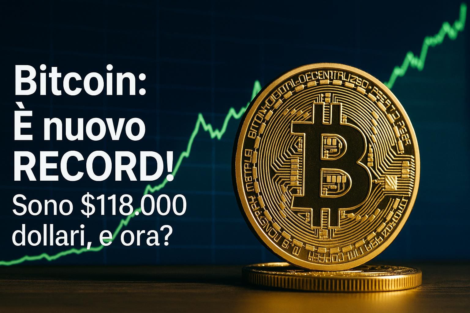 Bitcoin: È nuovo RECORD! Sono $118.000 dollari, e ora?