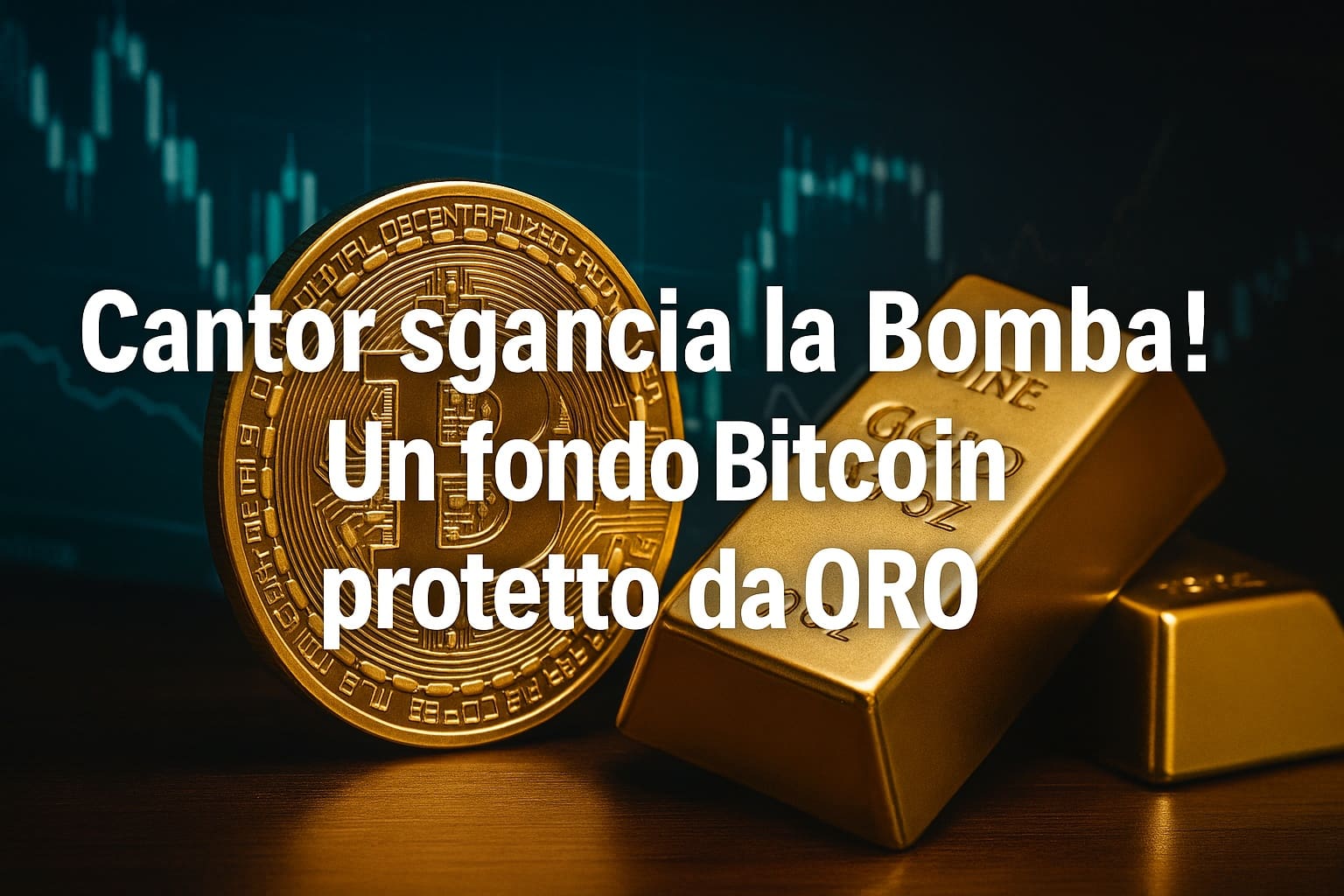 Cantor sgancia la Bomba! Un fondo Bitcoin protetto da ORO