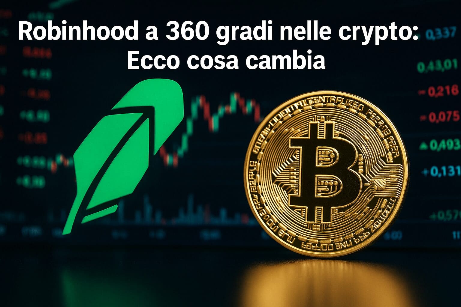 Robinhood a 360 gradi nelle crypto: Ecco cosa cambia