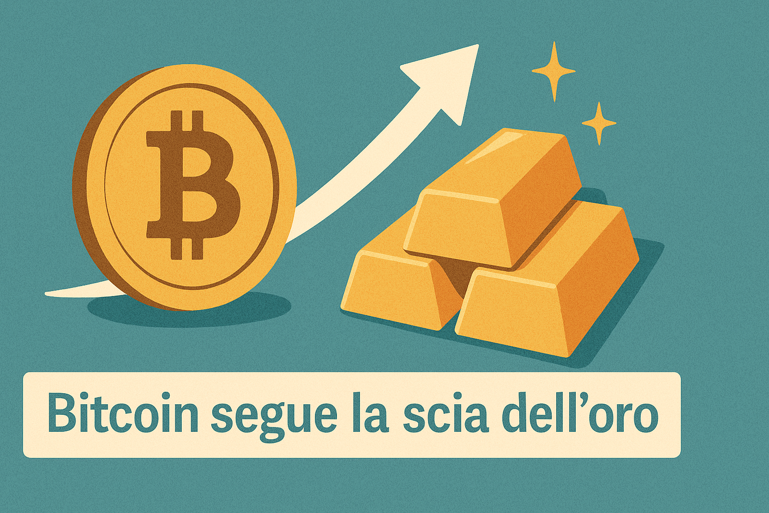Riserve di oro ai massimi, ma per Deutsche il futuro è Bitcoin