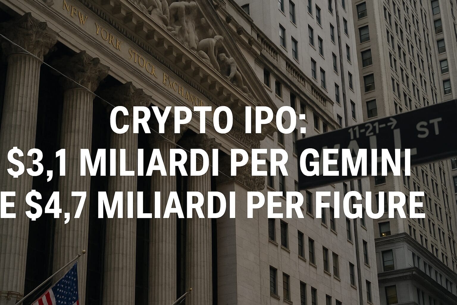 Crypto IPO: $3.1 miliardi per Gemini e $4.7 miliardi per Figure