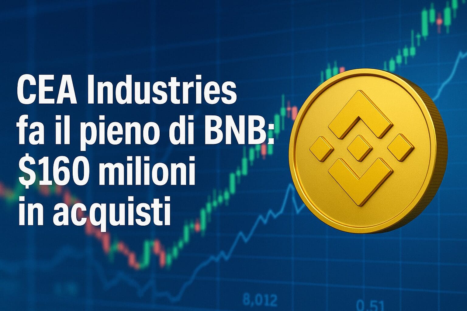 CEA Industries fa il pieno di BNB: $160 milioni in acquisti