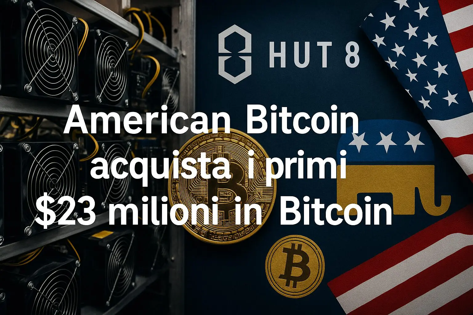 American Bitcoin acquista i primi $23 milioni in Bitcoin
