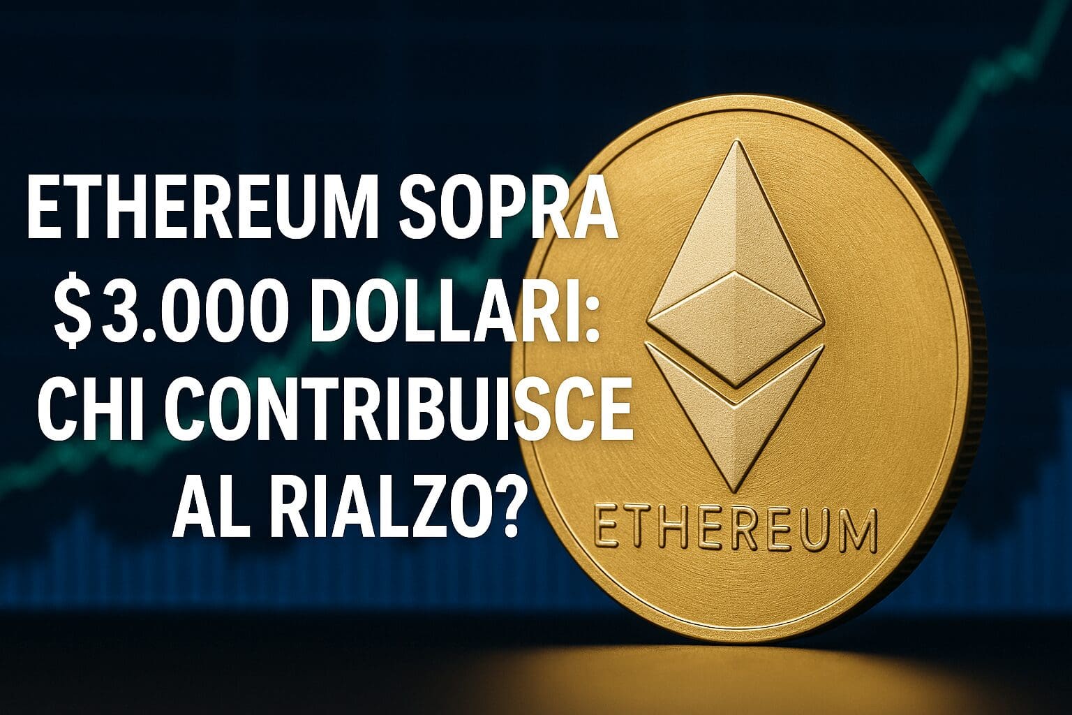 Ethereum sopra i $3.000 dollari: Chi contribuisce al rialzo?