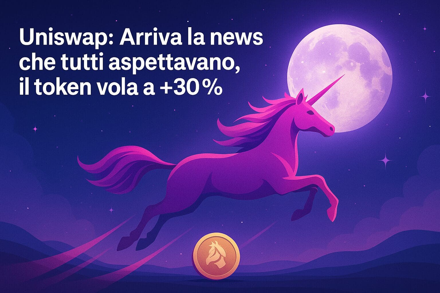 Uniswap: Arriva la news che tutti aspettavano, il token vola a +30%