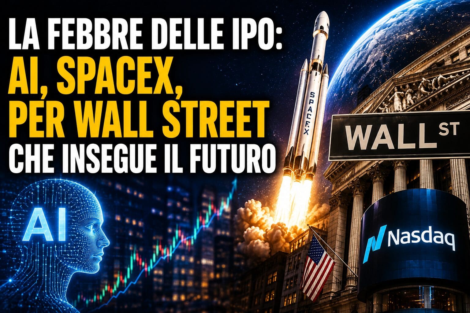 La febbre delle IPO: AI, SpaceX, per Wall Street che insegue il futuro