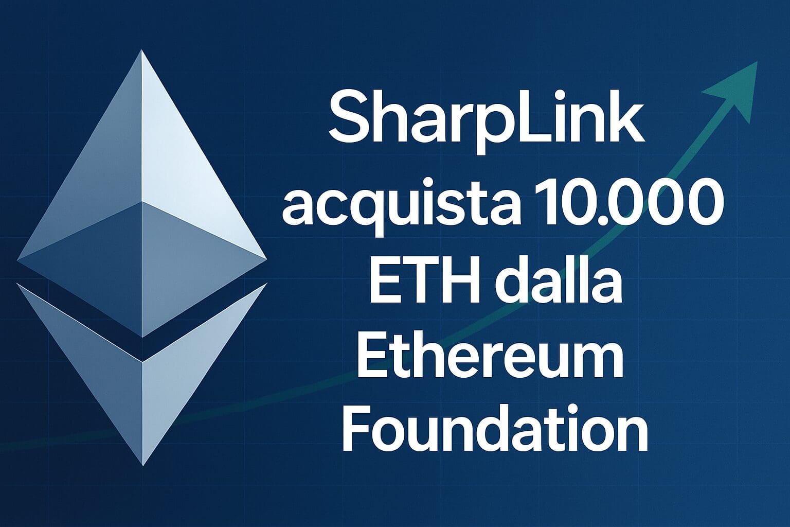 SharpLink acquista 10.000 ETH dalla Ethereum Foundation