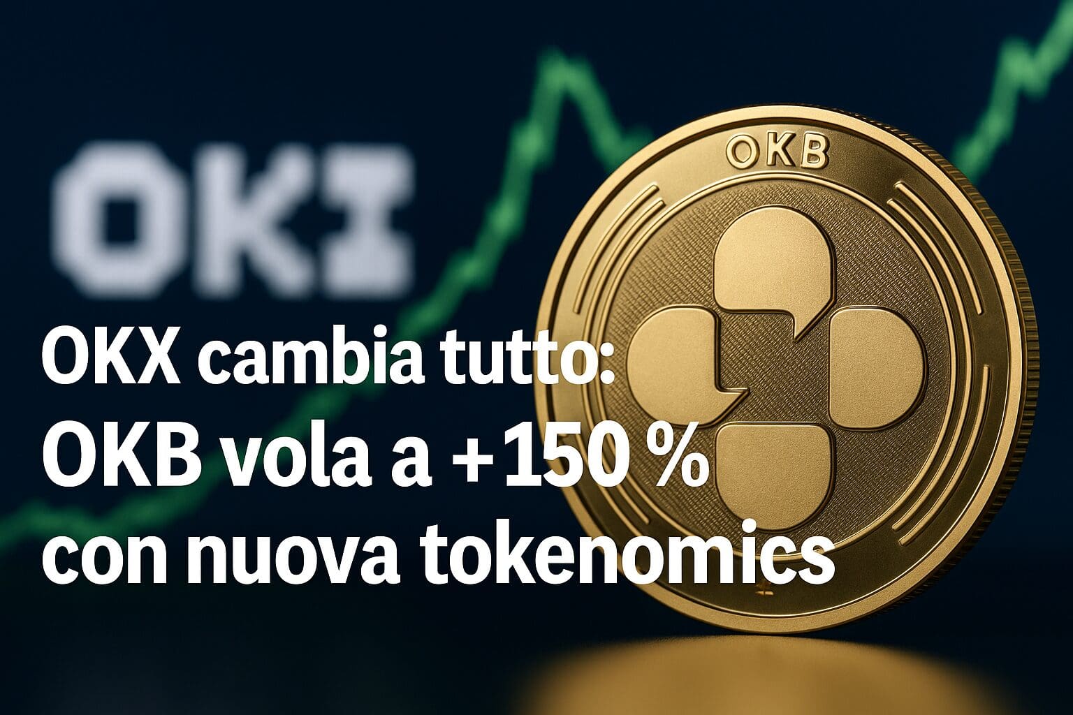 OKX cambia tutto: OKB vola a +150% con nuova tokenomics