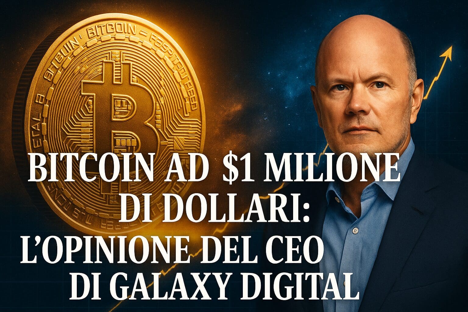 Bitcoin ad $1 milione di dollari: L’opinione del CEO di Galaxy Digital