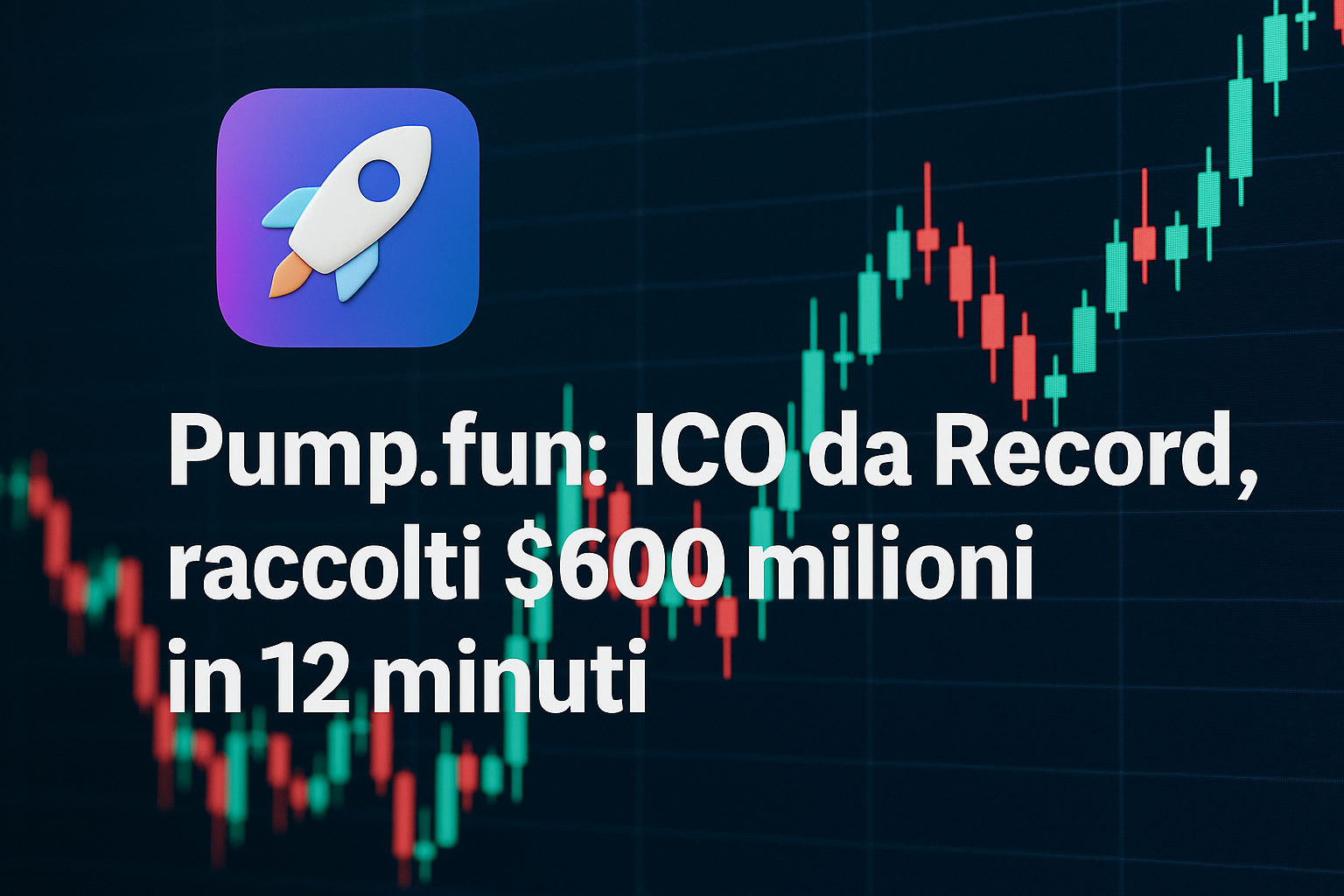Pump.fun: ICO da Record, raccolti $600 milioni in 12 minuti