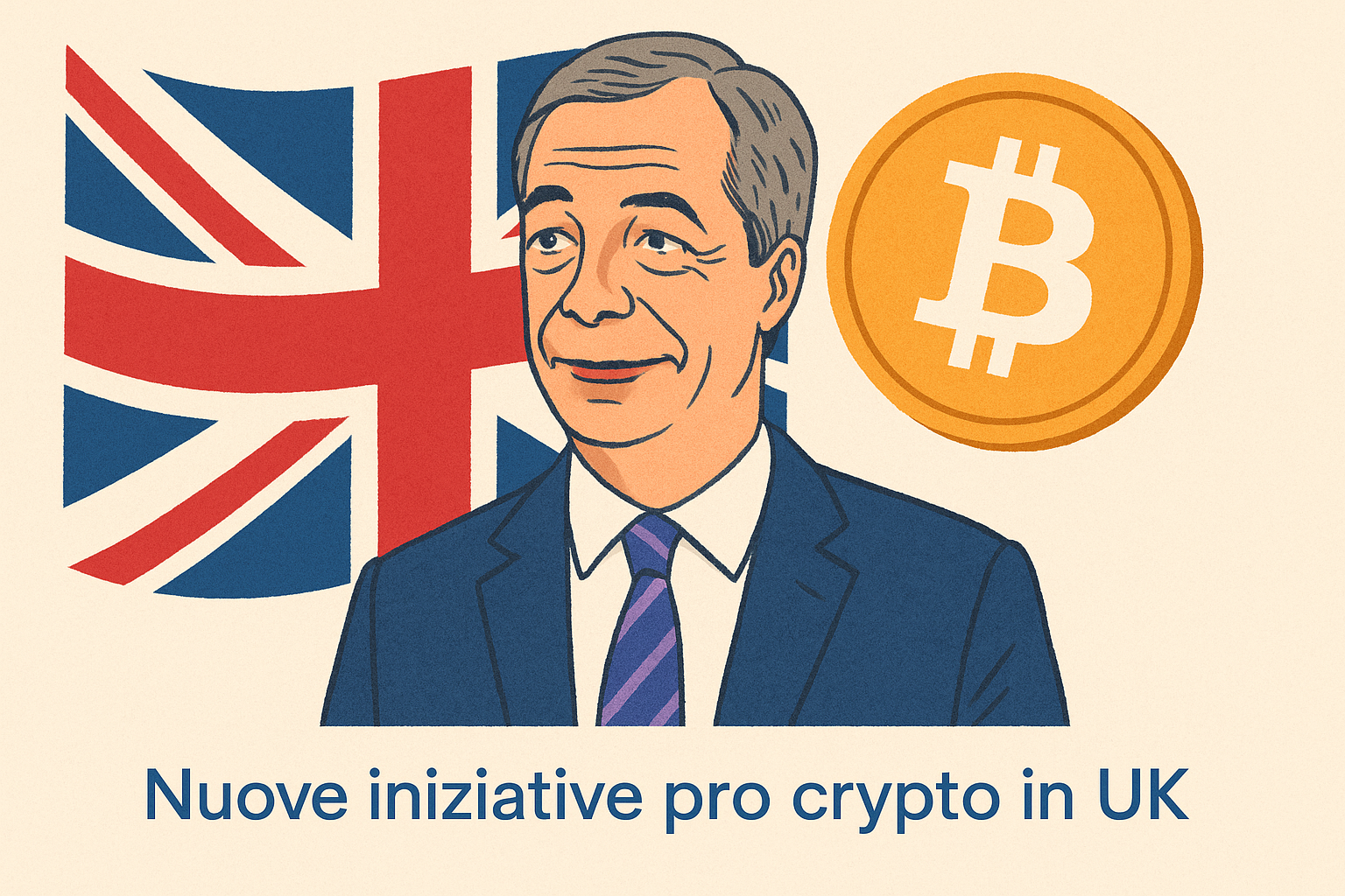 UK: dopo la Brexit, Farage promette Bitcoin riserva di stato