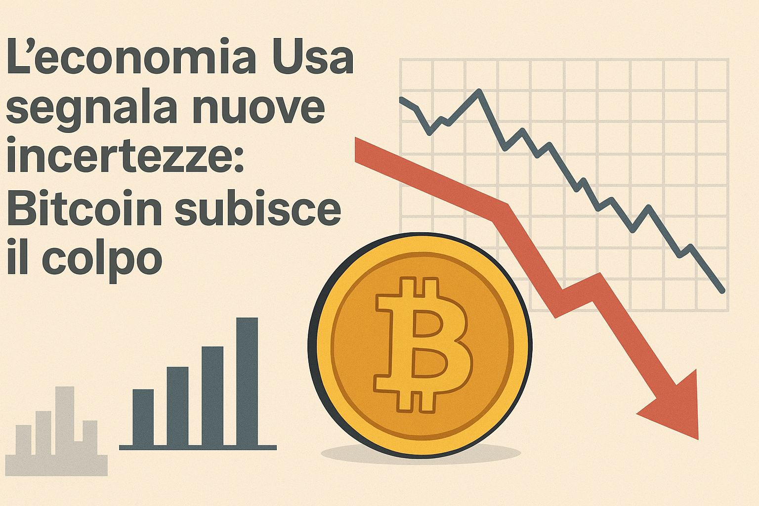 L’economia Usa segnala nuove incertezze: Bitcoin subisce il colpo 
