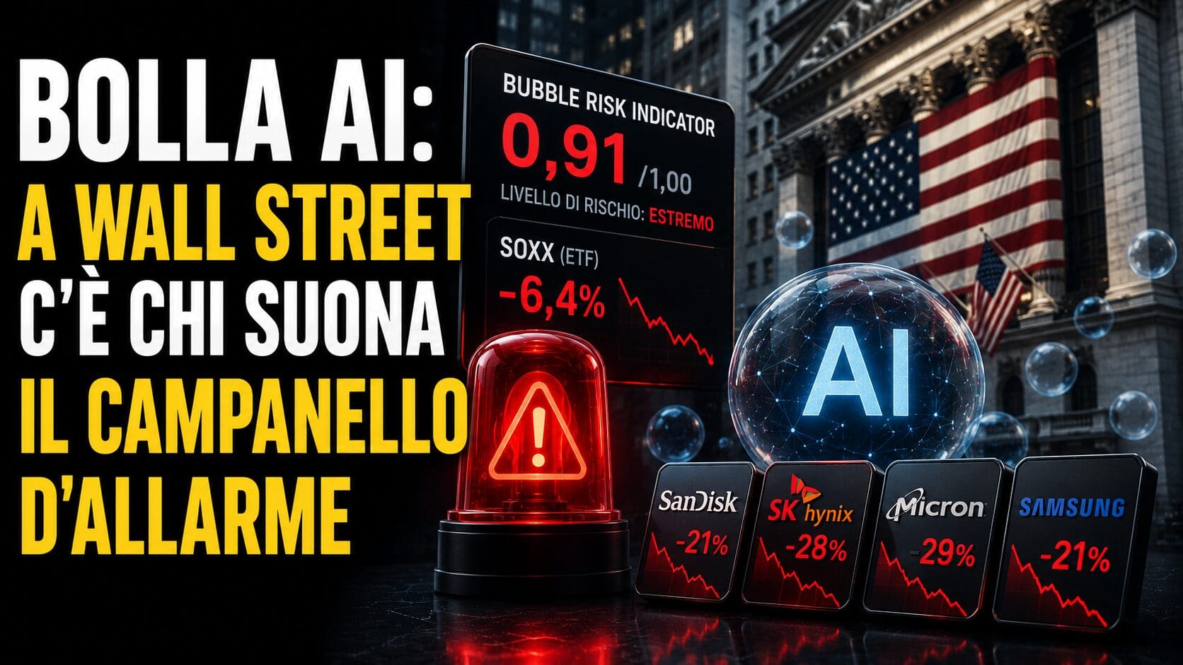 Bolla AI: a Wall Street c’è chi suona il campanello d’allarme