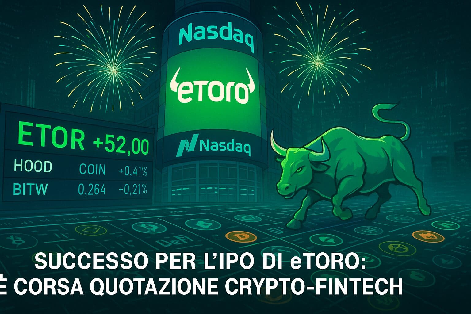 Successo per l’IPO di eToro: è corsa quotazione crypto-fintech