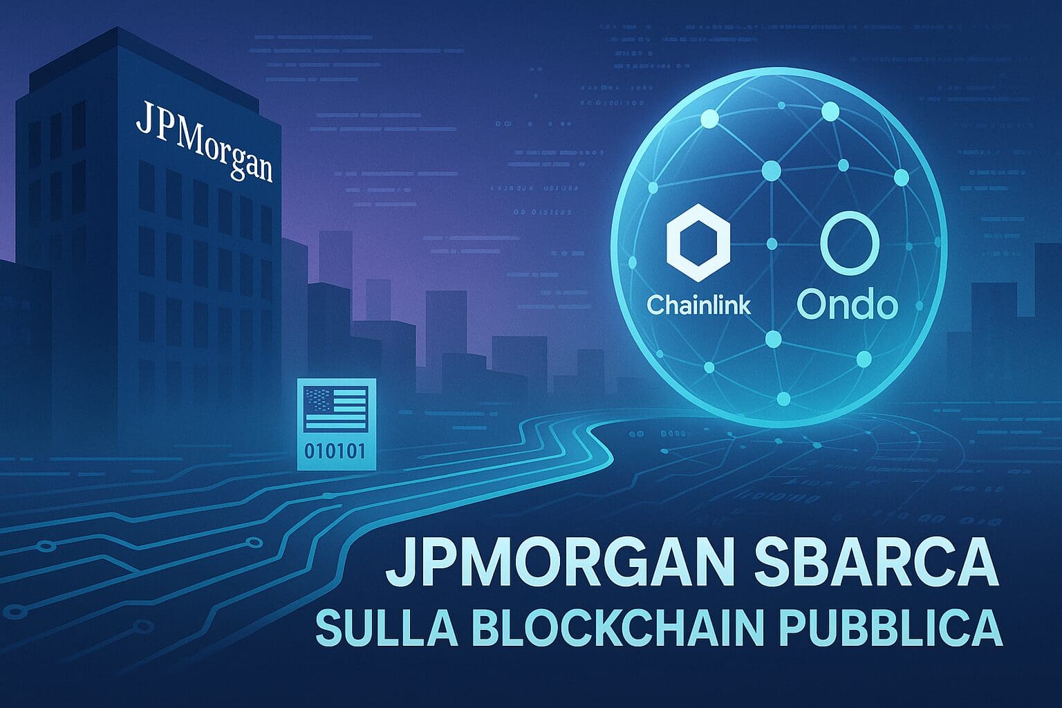 JPMorgan esegue la sua prima tx su blockchain pubblica