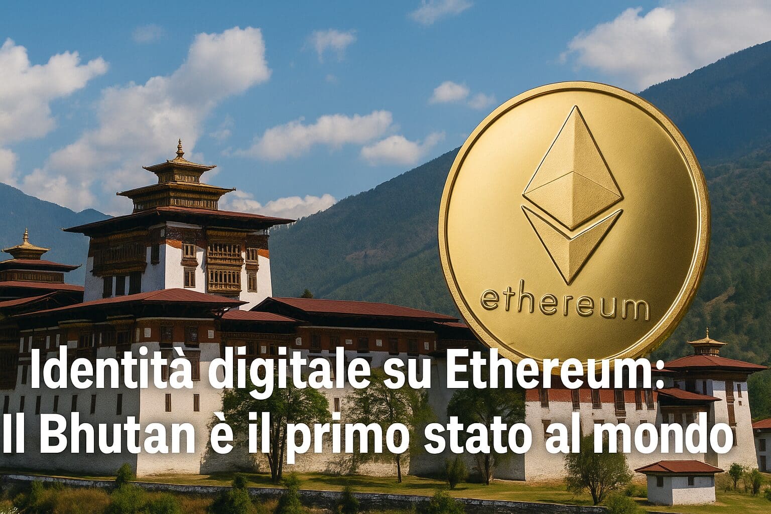 Identità digitale su Ethereum: Il Bhutan è il primo stato al mondo