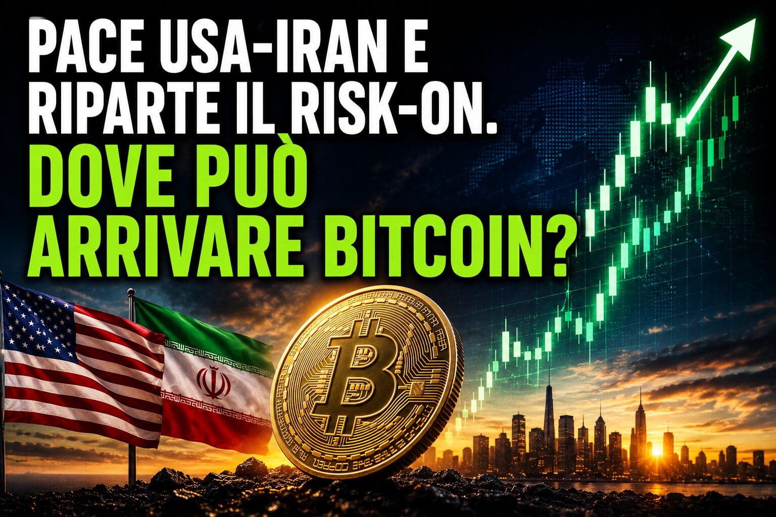 Pace Usa-Iran e riparte il risk-on. Dove può arrivare Bitcoin?