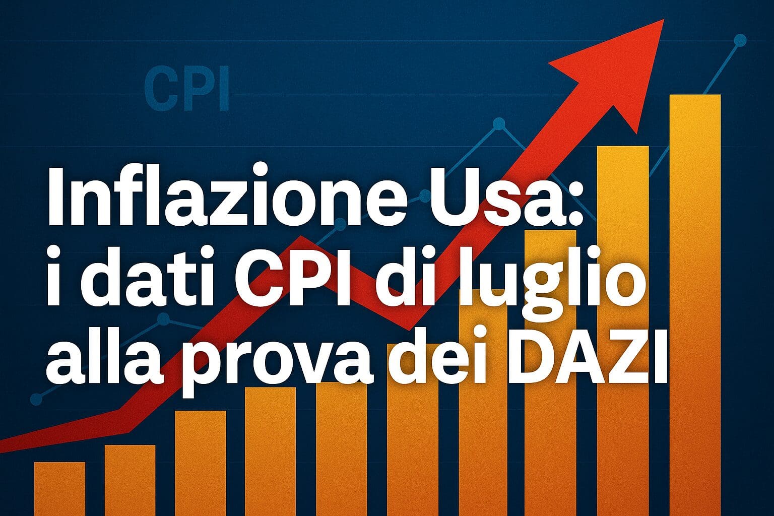 Inflazione Usa: i dati CPI di luglio alla prova dei DAZI