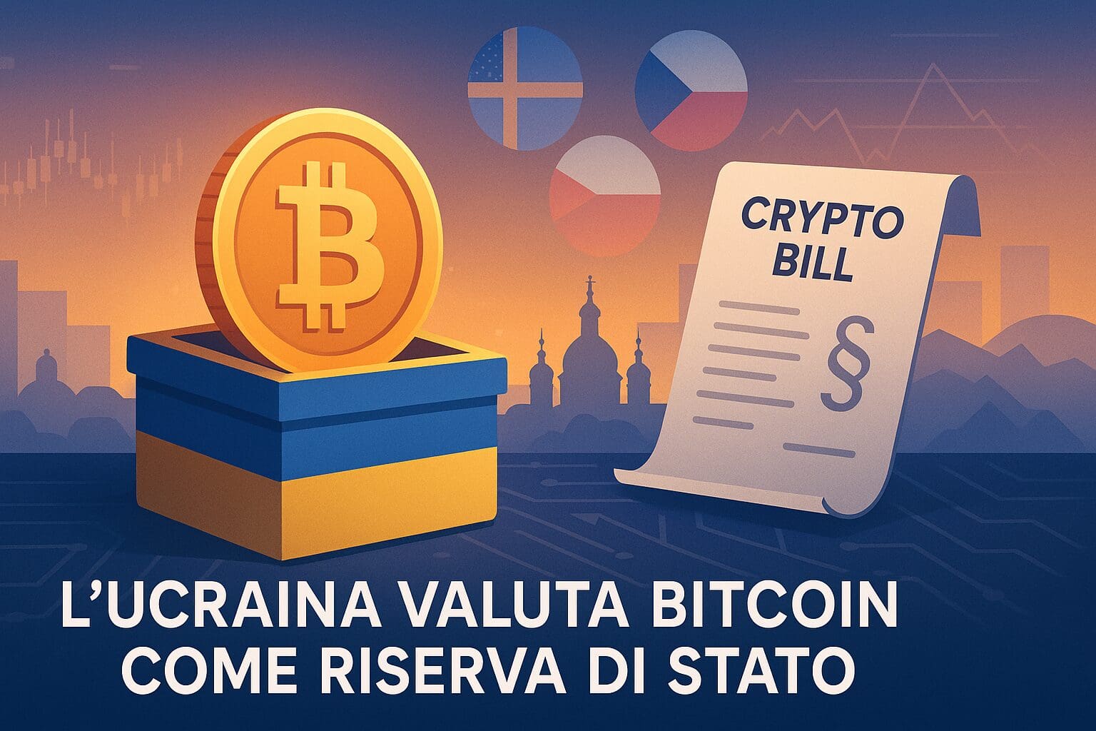 Bitcoin riserva nazionale: di prova anche l’Ucraina